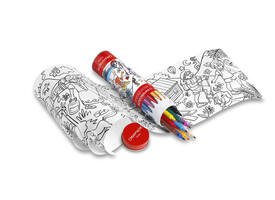 Viltstift Caran d'ache Swisscolor met poster koker à 10 kleuren