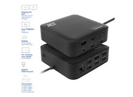 Dockingstation ACT USB-C Dual Monitor met Power Delivery