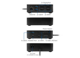 Dockingstation ACT USB-C Dual Monitor met Power Delivery