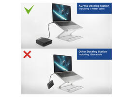 Dockingstation ACT USB-C Dual Monitor met Power Delivery