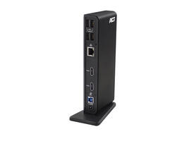 Dockingstation ACT USB-C Dual Monitor met laadpoort