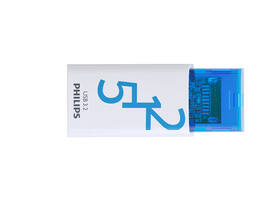 USB stick 3.2 Philips Click USB-C 512GB blauw