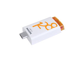 USB stick 3.2 Philips Click USB-C 128GB oranje