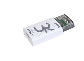 USB stick 3.2 Philips Click USB-C 32GB grijs