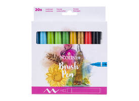 Brushpen Talens Ecoline set à 20 stuks landschap
