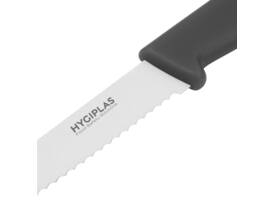 Tomatenmes Hygiplas gekarteld 10cm zwart