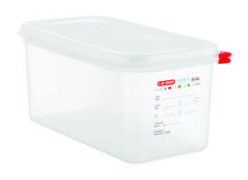 Voedseldoos Araven GN 1/3 met deksel 6 liter 4 stuks
