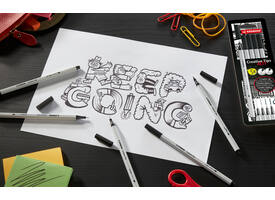 Creative Tips STABILO Arty assorti tips zwart blister à 5 stuks