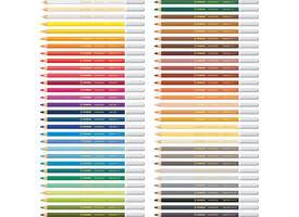 Kleurpotloden STABILO CarbOthello kalkpastel assorti blik à 60 stuks