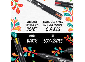 Creatieve marker Sharpie assorti blister à 5 stuks