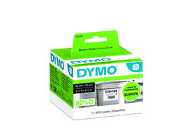 Etiket Dymo LabelWriter voedselhoudbaarheid 54x70mm 1 rol á 400 etiketten wit