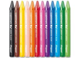 Waskrijt Maped Color'Peps Wax set á 12 kleuren