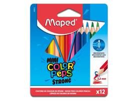 Kleurpotlood Maped Color'Peps Mini Strong set à 12 kleuren