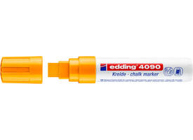 Krijtstift edding 4090 window blok 4-15mm neon oranje