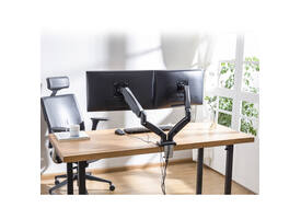 Monitorarm ACT office met gasveer 2 schermen
