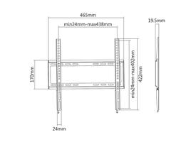TV wandsteun ACT 32 tot 55 inch VESA
