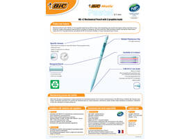 Vulpotlood Bic Matic Pastel HB 0.7mm pastel assorti