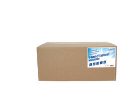 Handdoek Cleaninq H3 z-vouw 1-laags 250x230mm 20x250 vel naturel