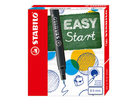 Rollerpenvulling STABILO Easyoriginal fijn blauw doosje à 20 stuks