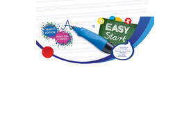 Rollerpenvulling STABILO Easyoriginal fijn blauw doosje à 20 stuks