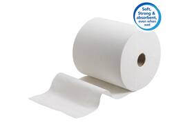 Handdoekrol Scott 1-laags 304m wit 6667