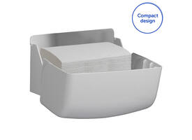 Handdoekdispenser Aquarius voor i-vouw mini wit 6956