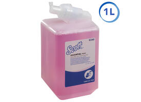 Handzeep Scott Essential foam roze 1000ml 6340