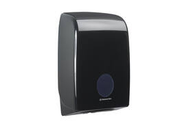 Handdoekdispenser Aquarius voor i-vouw zwart 7171