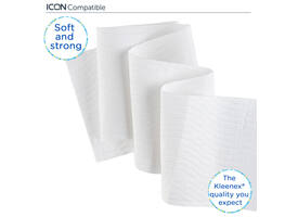 Toiletpapier Kleenex 3-laags 195vel wit 8459
