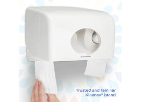 Toiletpapier Kleenex 3-laags 195vel wit 8459