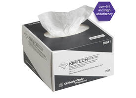 Poetsdoek Kimtech Science 208x112mm 30x286vel dispenserdoos wit 7552