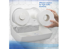 Toiletpapier Scott Essential jumbo 2-laags 200m wit 8614