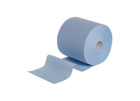 Poetsrol WypAll L10 Extra 1-laags 235mmx380m 1000 vel blauw 7472