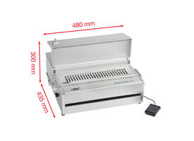 Ponsmachine GBC Multibind Magnapunch Elite + voetpedaal
