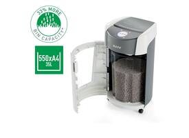 Papiervernietiger Leitz IQ OptiMax 550 Office P5 snippers 2x15mm