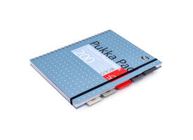Projectboek Pukka Pad Metallic Executive A4 lijn 5-tabs 4-gaats 200 pagina's 80gr assorti