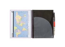 Projectboek Pukka Pad Metallic Executive A4 lijn 5-tabs 4-gaats 200 pagina's 80gr assorti