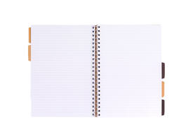 Projectboek Pukka Pad Kraft A4 lijn 5-tabs 200 pagina's 80gr
