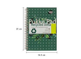 Notitieboek Pukka Pad Jotta A5 lijn 110 pagina's 80gr groen