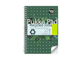 Notitieboek Pukka Pad Jotta A5 ruit 5x5mm 110 pagina's 80gr groen