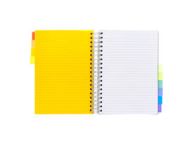 Projectboek Pukka Pad White B5 lijn 10-tabs 400 pagina's 80gr