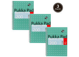 Notitieboek Pukka Pad Jotta A5 ruit 5x5mm 200 pagina's 80gr groen