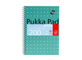Notitieboek Pukka Pad Jotta A5 lijn 200 pagina's 80gr groen