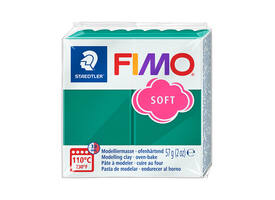 Boetseerklei Fimo soft 57 gram smaragd