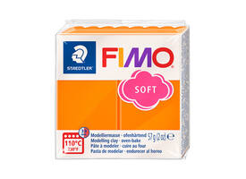 Boetseerklei Fimo soft 57 gram mandarijn