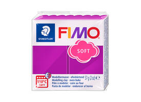 Boetseerklei Fimo soft 57 gram purperviolet