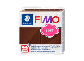 Boetseerklei Fimo soft 57 gram choco