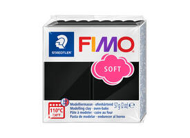 Boetseerklei Fimo soft 57 gram zwart