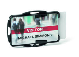 Badge Durable ECO voor 2 kaarten 10 stuks