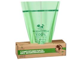 Afvalzak bio Mr.Green Mind 60x80cm 60 liter dispenser 60 stuks